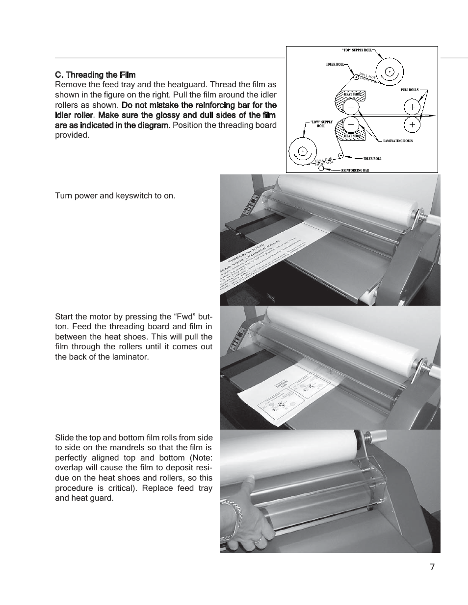 Sl27 pg7 | Drylam SL27 Roller Laminator User Manual | Page 9 / 17