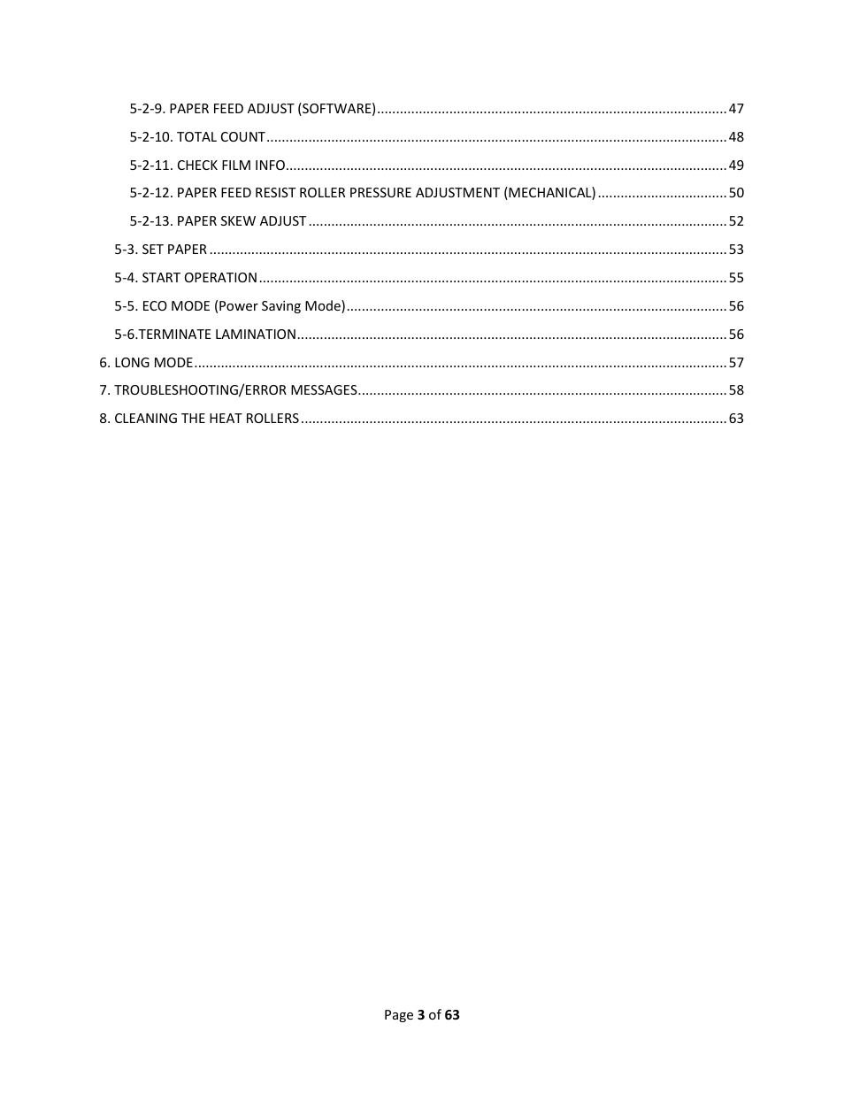 Drylam Fujipla ALM3222 User Manual | Page 3 / 63