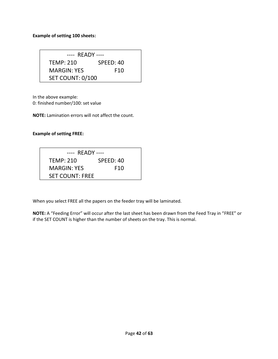 Drylam Fujipla ALM3222 User Manual | Page 42 / 63