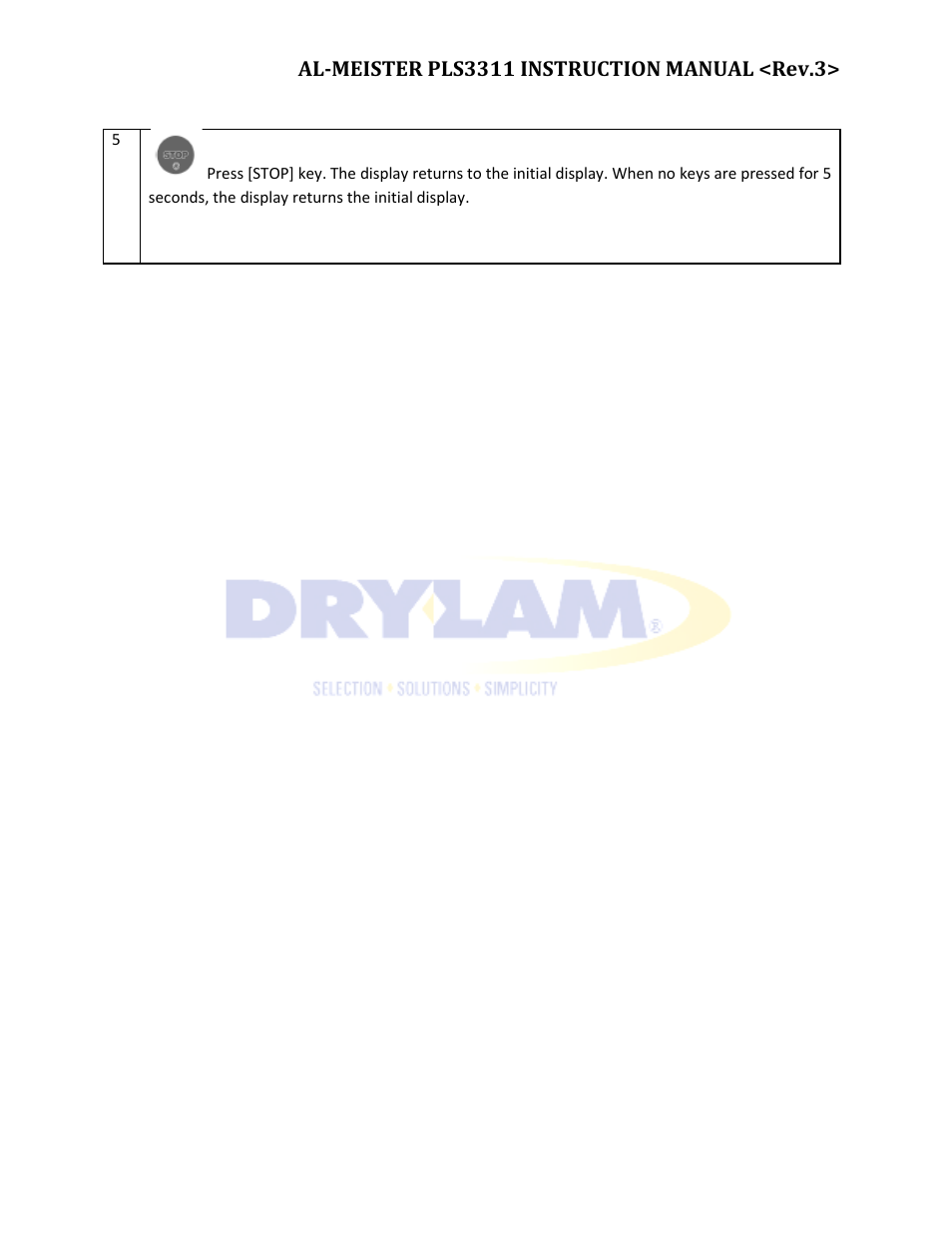 Drylam Fujipla PLS3311 User Manual | Page 42 / 59