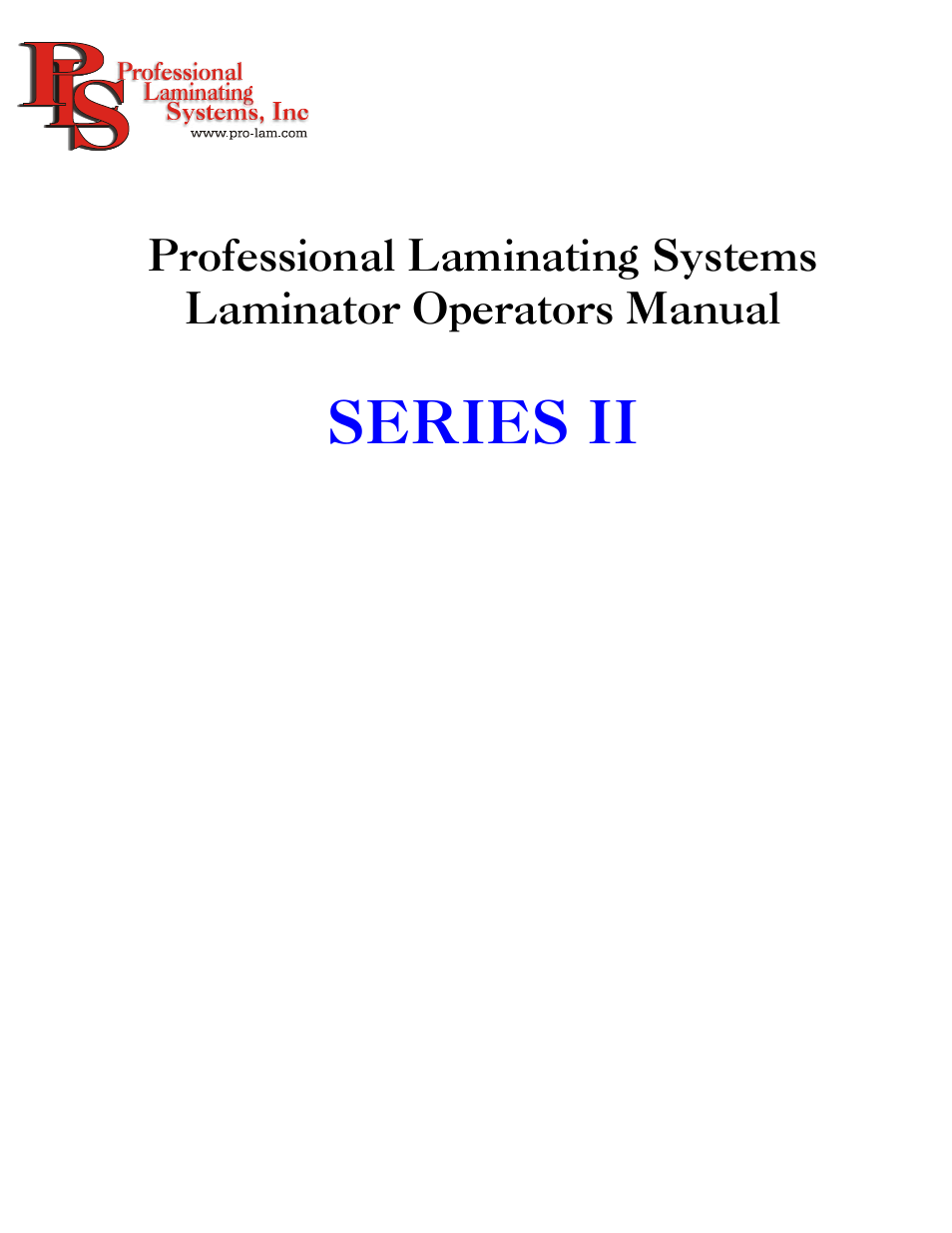 Drylam PRO-LAM PL1200-HP User Manual | 82 pages