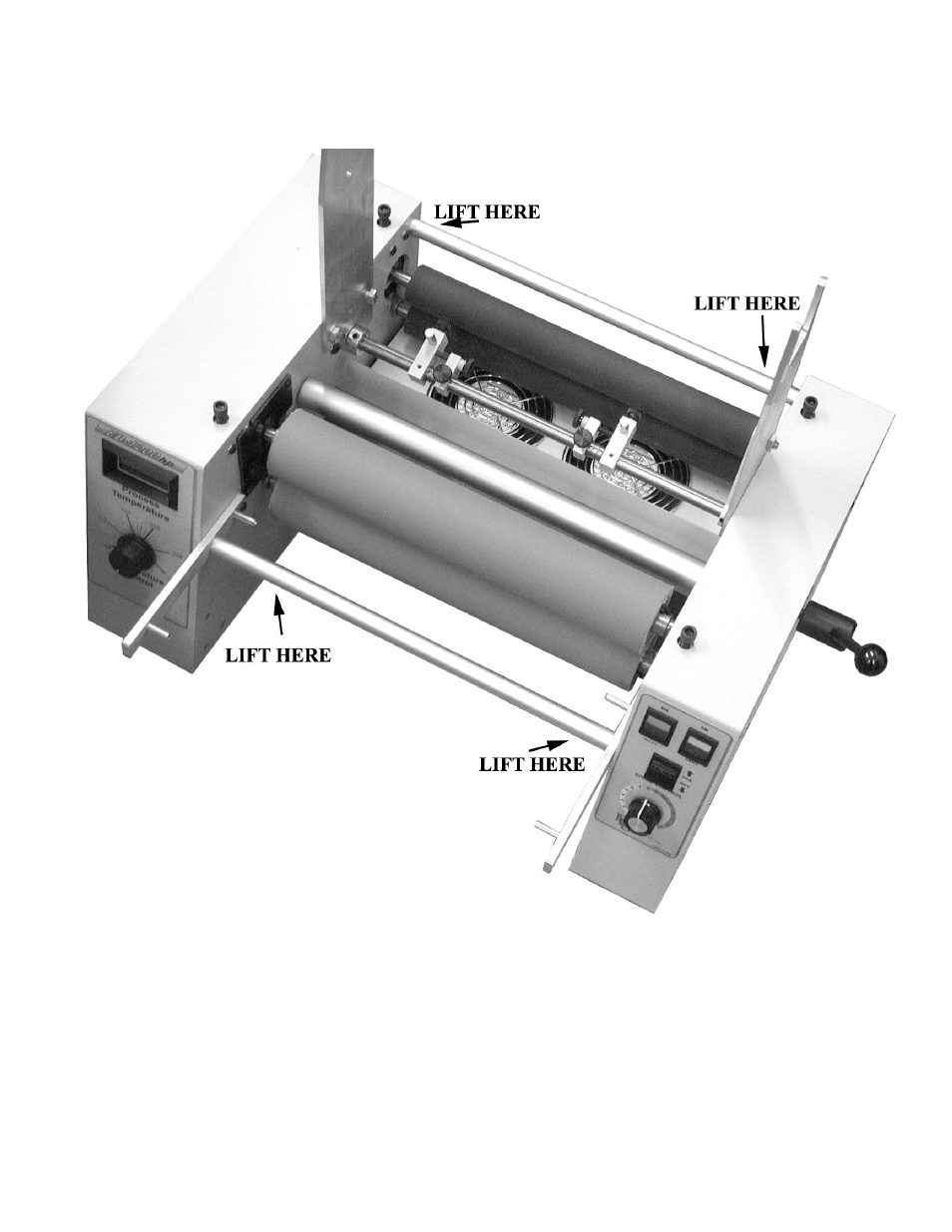 Lift points | Drylam PRO-LAM PL1200-HP User Manual | Page 17 / 82