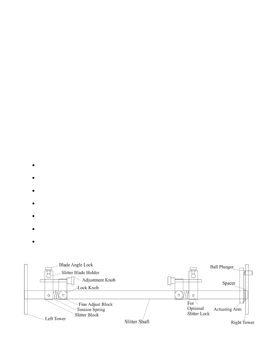 Slitters, Slitter assembly | Drylam PRO-LAM PL1200-HP User Manual | Page 37 / 82