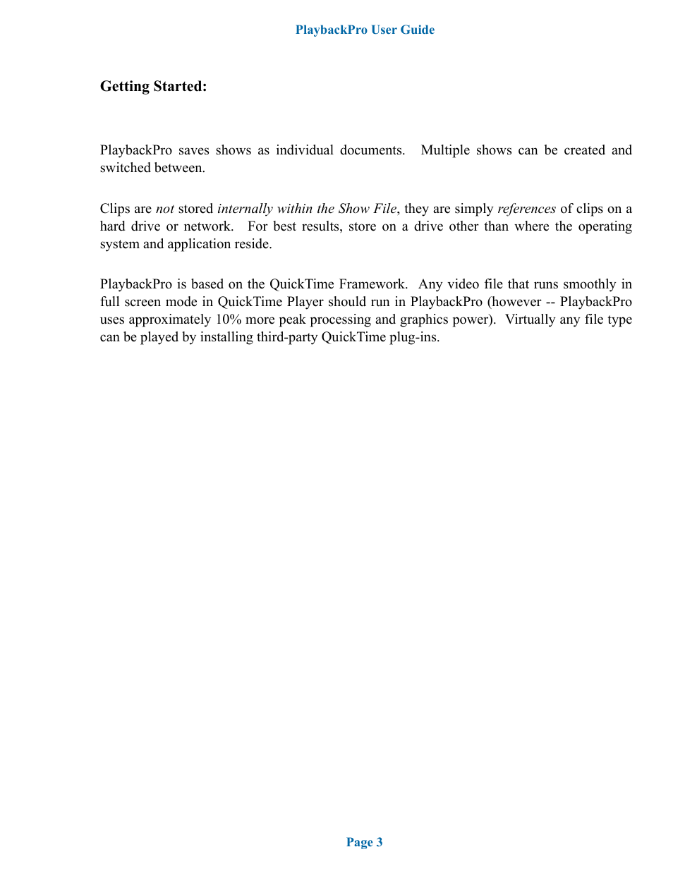 DT Videolabs PlaybackPro User Manual | Page 4 / 12