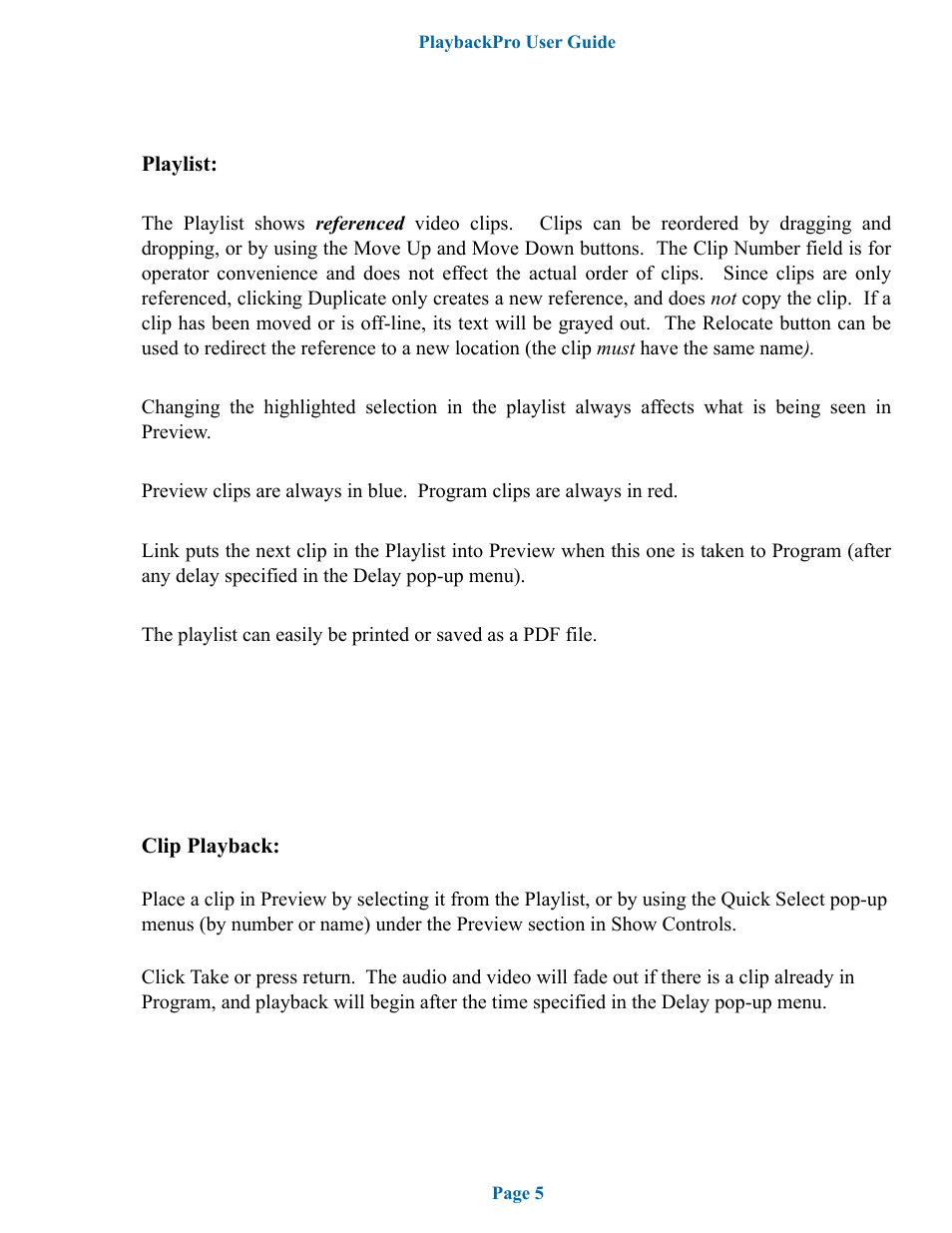 DT Videolabs PlaybackPro User Manual | Page 6 / 12