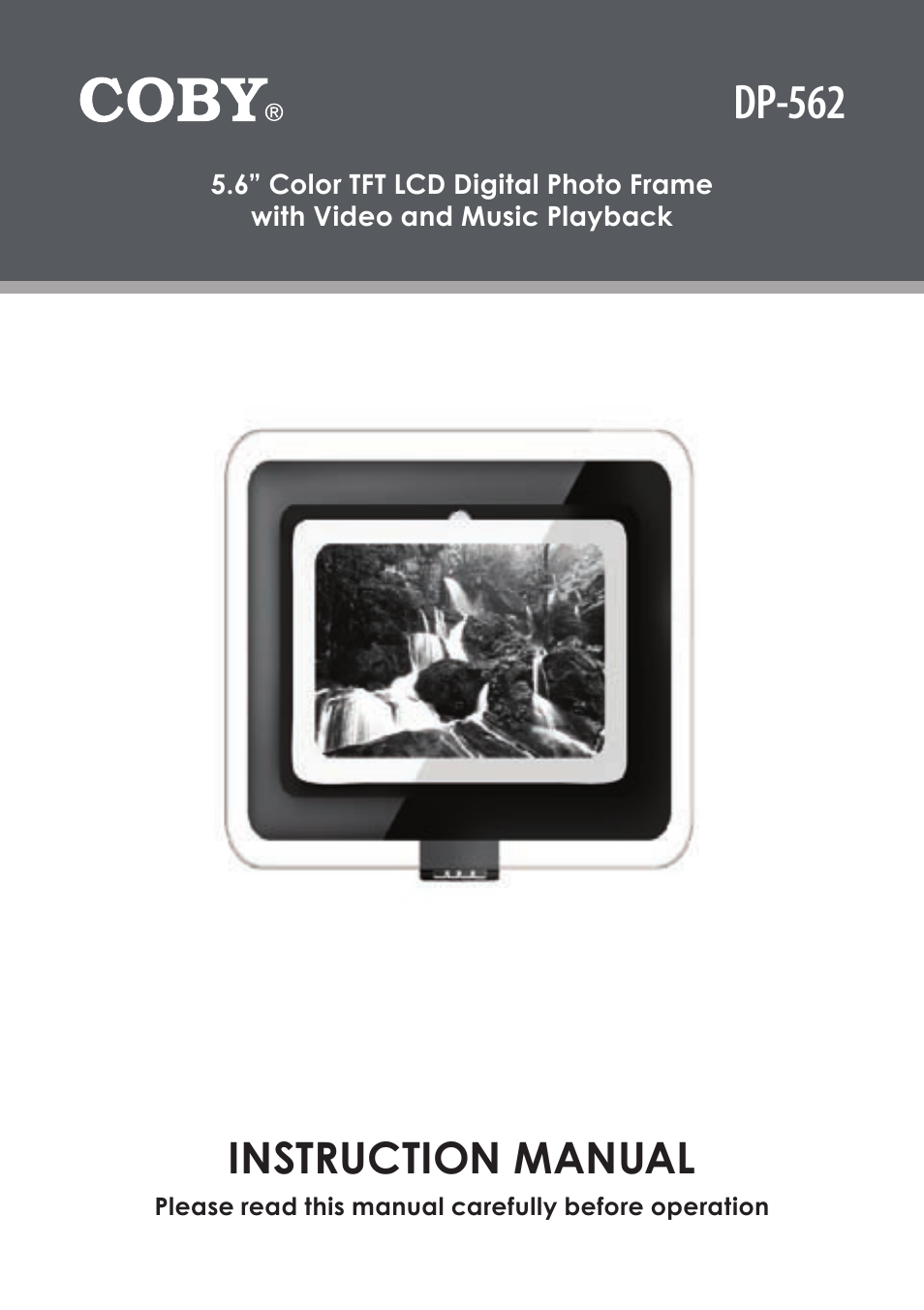 COBY electronic DP-562 User Manual | 44 pages
