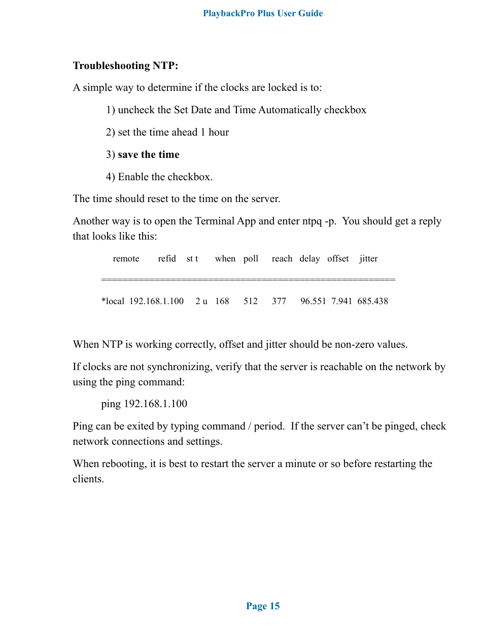DT Videolabs PlaybackPro Plus User Manual | Page 16 / 22