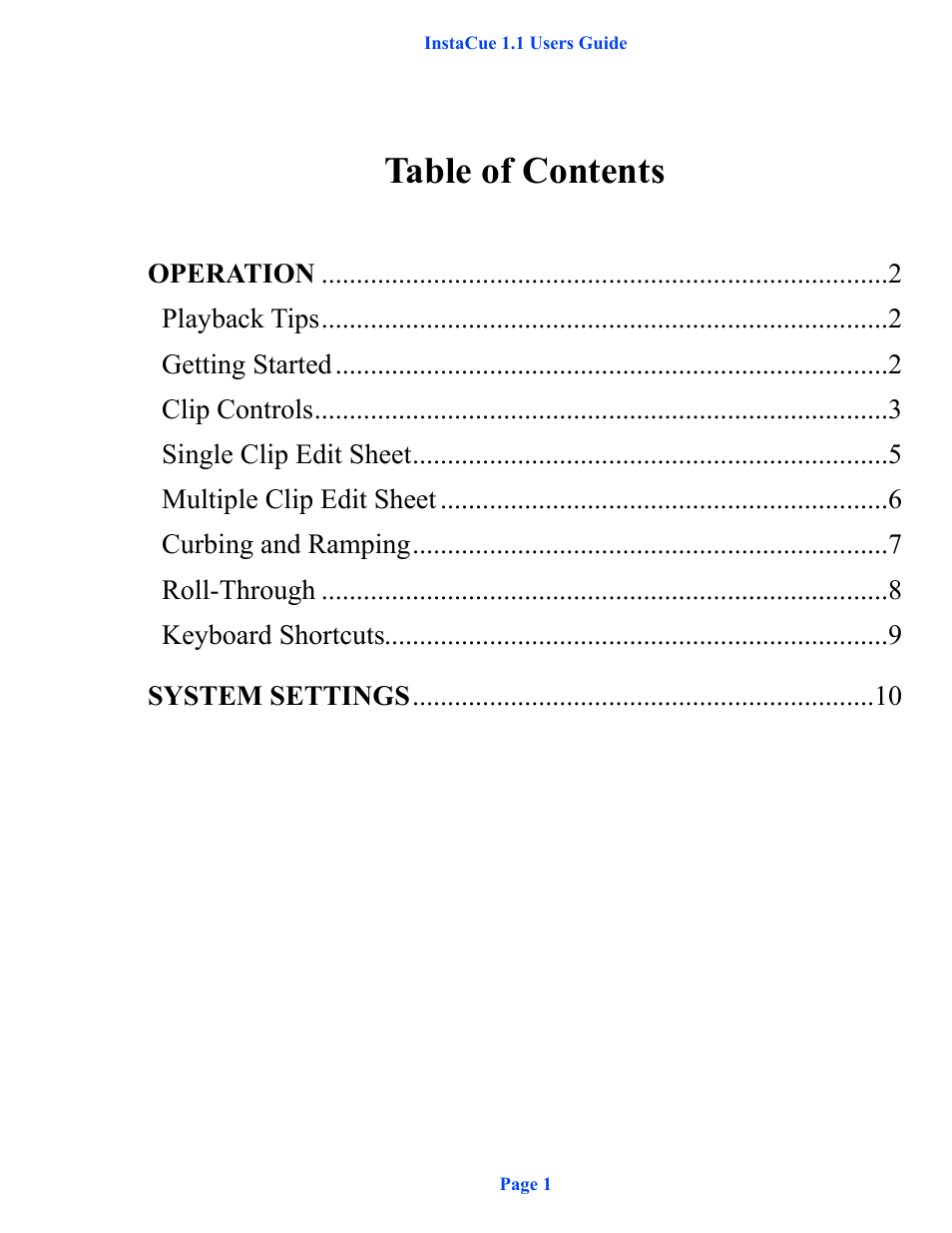 DT Videolabs InstaCue User Manual | Page 2 / 12