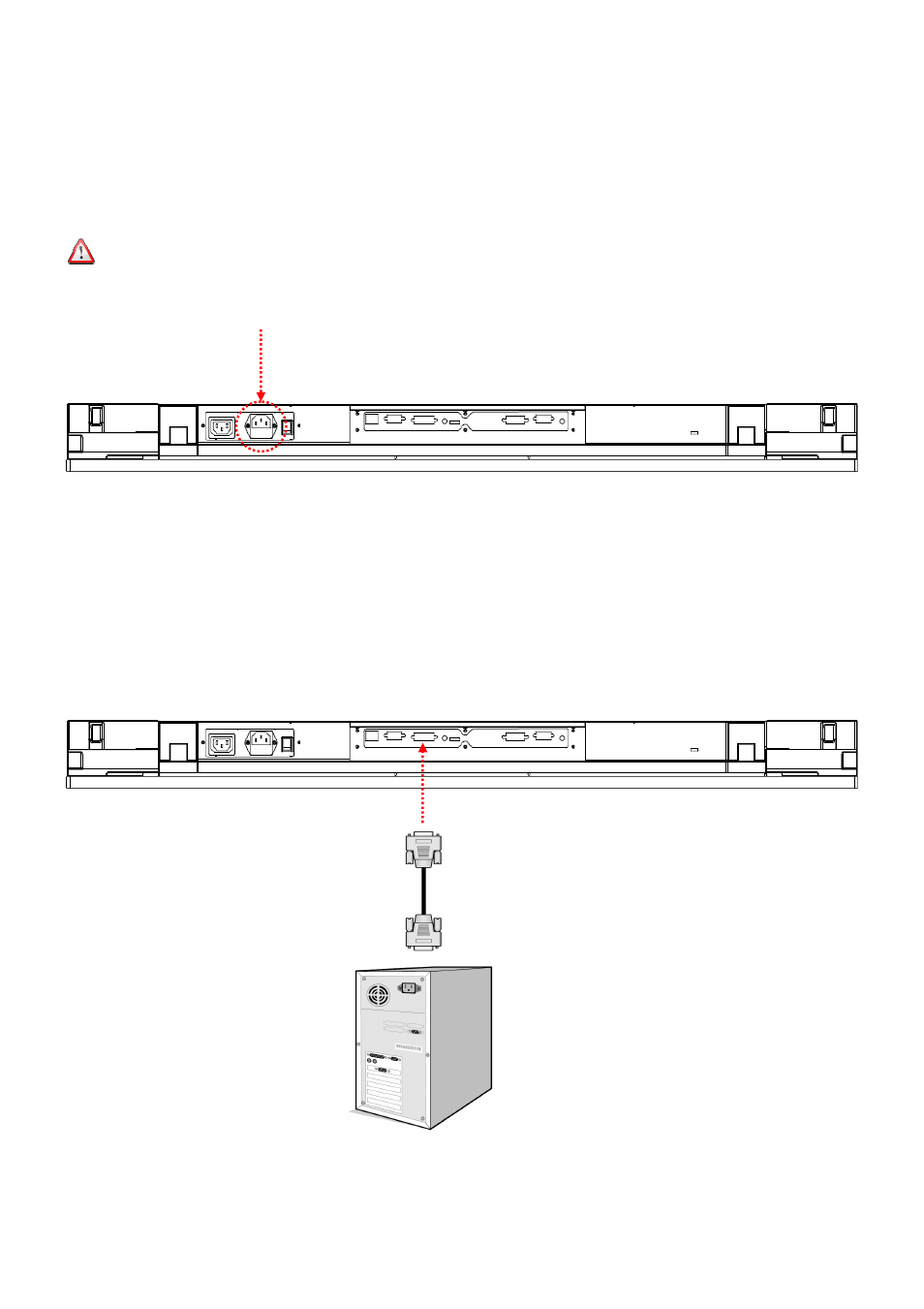 Connecting to a power source, Connecting an external video source | DynaScan 47″ 3000 nit High Brightness LCD with Narrow Bezel DS471LT4 User Manual | Page 14 / 34