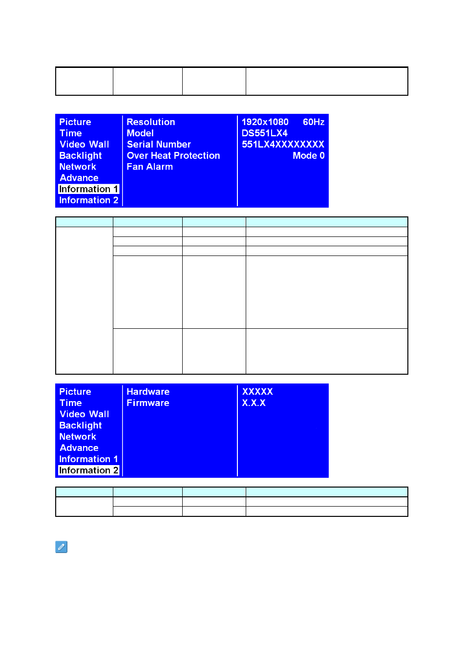 DynaScan 55″ 3000 nit High Brightness LCD with Super Narrow Bezel DS551LX4 User Manual | Page 23 / 29