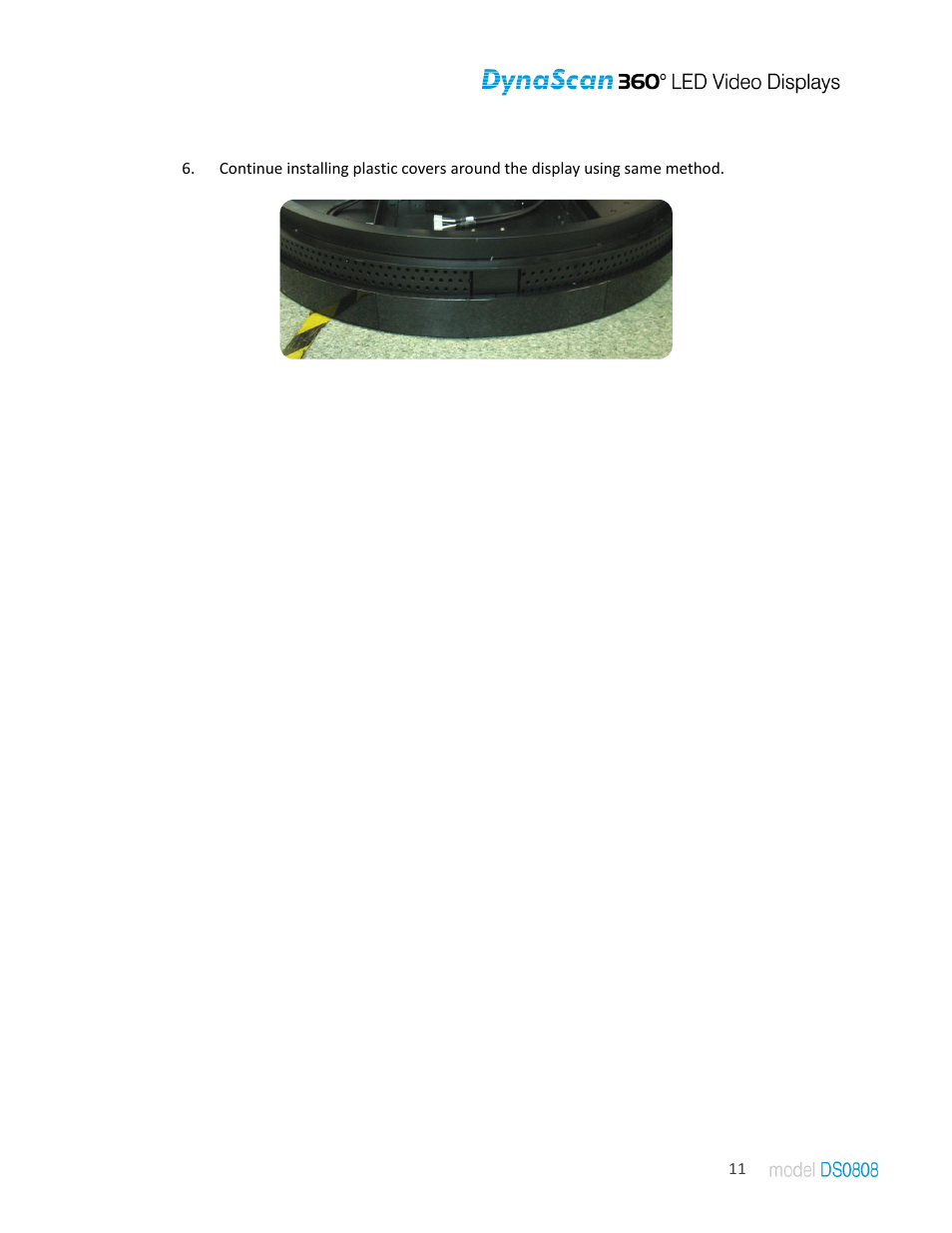 DynaScan Indoor 360 Degree LED Video Display DS0808 User Manual | Page 11 / 21