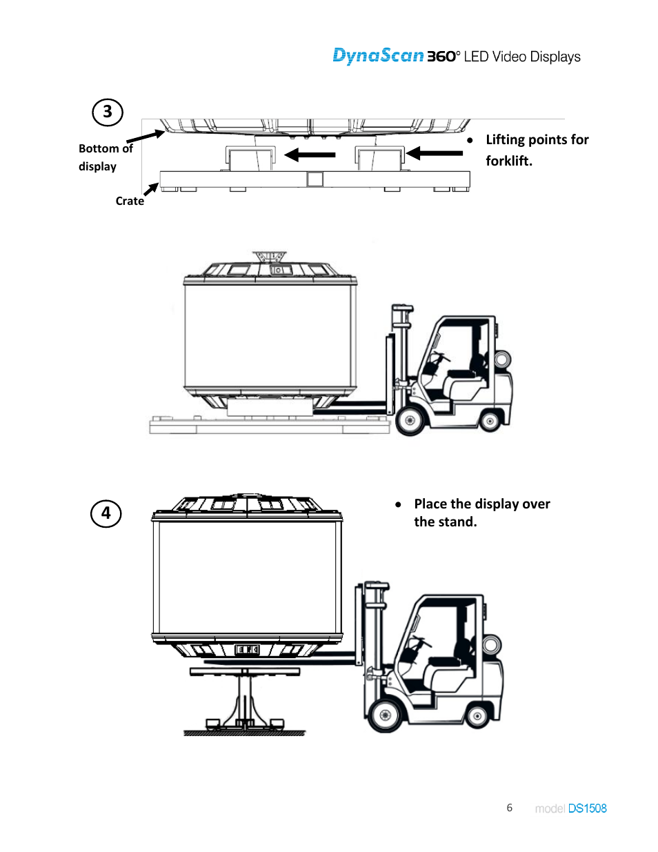 DynaScan Indoor 360 Degree LED Video Display DS1508 User Manual | Page 6 / 19