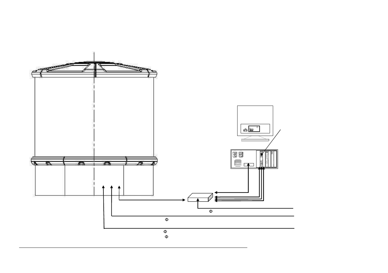 4 system connection diagram | DynaScan Outdoor 360 Degree LED Video Display DS1713 User Manual | Page 10 / 29