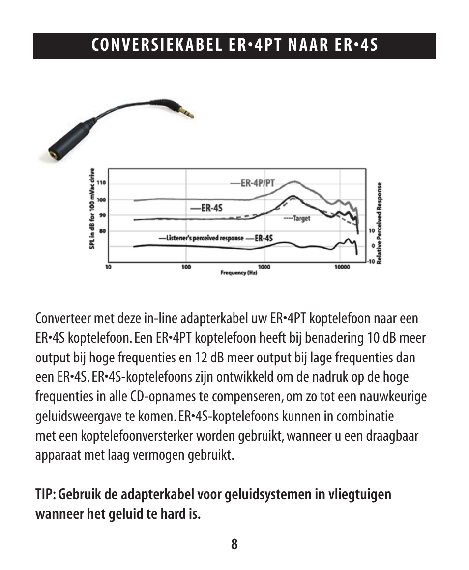 Etymotic ER•4® microPro® Earphones User Manual | Page 39 / 62