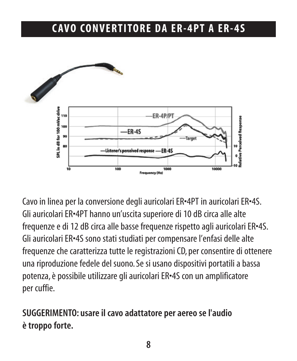 Etymotic ER•4® microPro® Earphones User Manual | Page 49 / 62