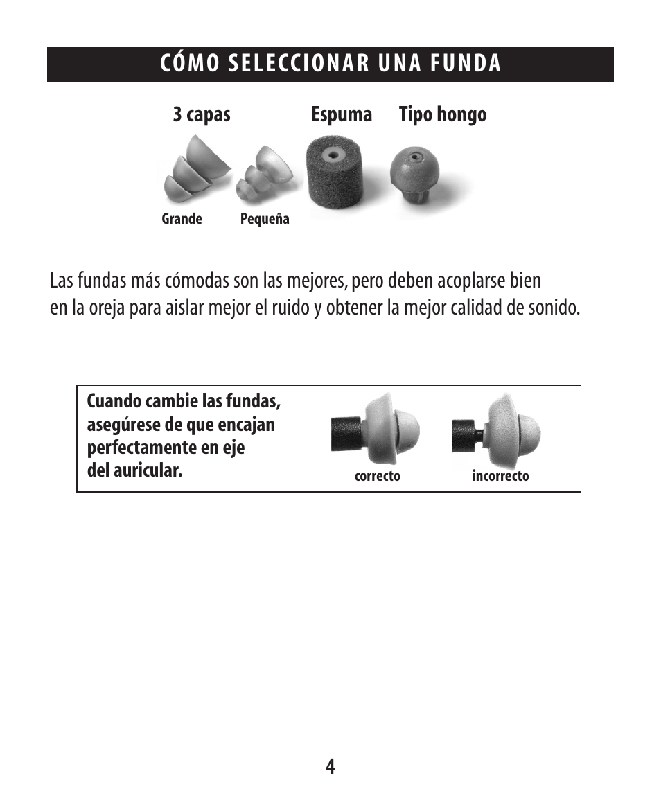 Etymotic ER•4® microPro® Earphones User Manual | Page 55 / 62