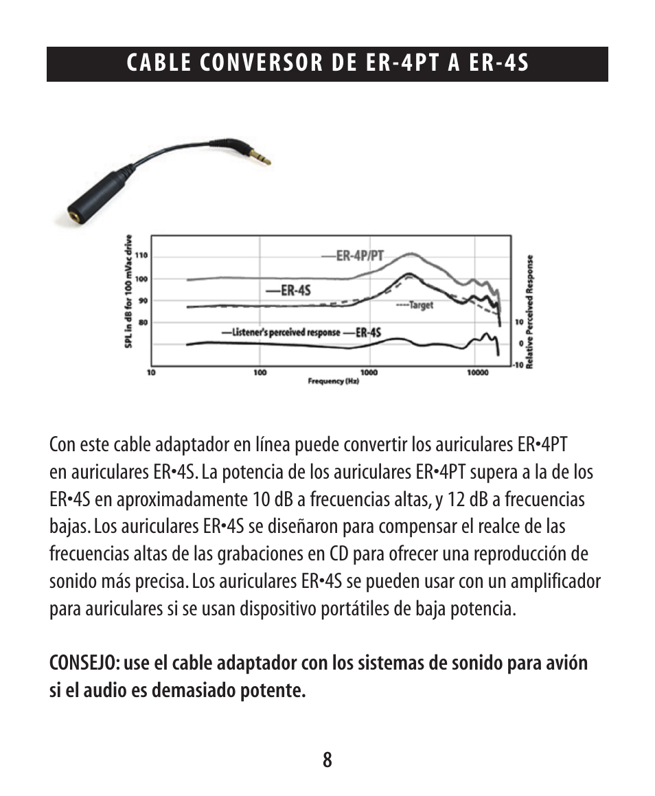 Etymotic ER•4® microPro® Earphones User Manual | Page 59 / 62