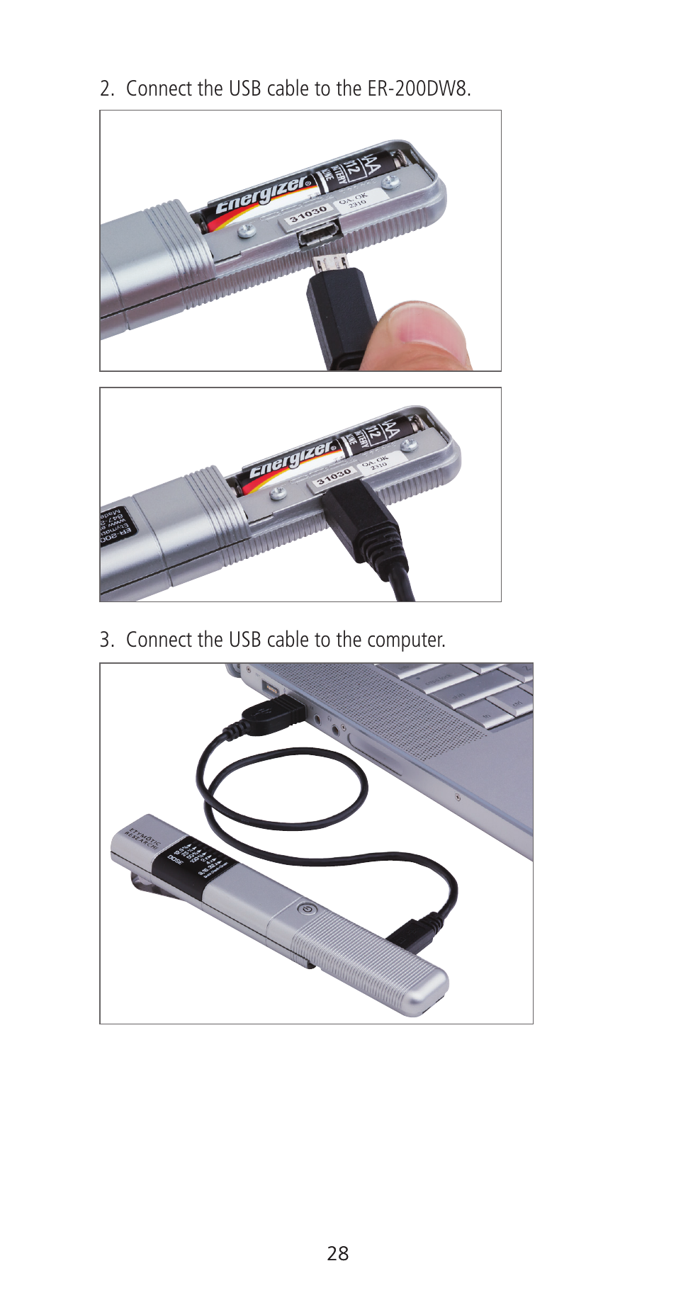 Etymotic ER•200DW8 Personal Noise Dosimeter with Data Logging User Manual | Page 28 / 47