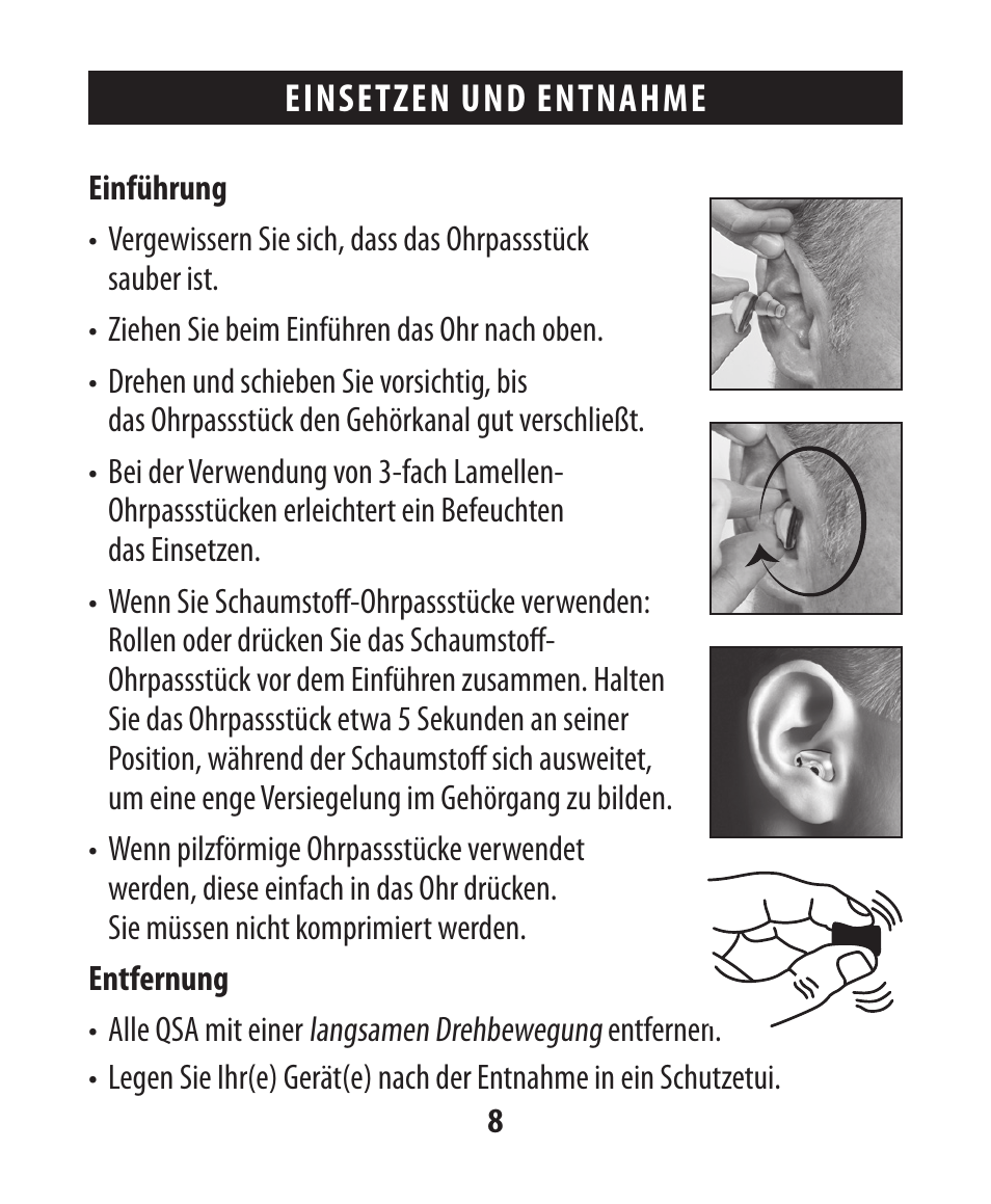 Etymotic The BEAN® Quiet Sound Amplifier® User Manual | Page 37 / 86
