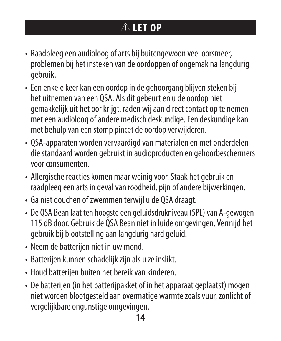 Etymotic The BEAN® Quiet Sound Amplifier® User Manual | Page 57 / 86