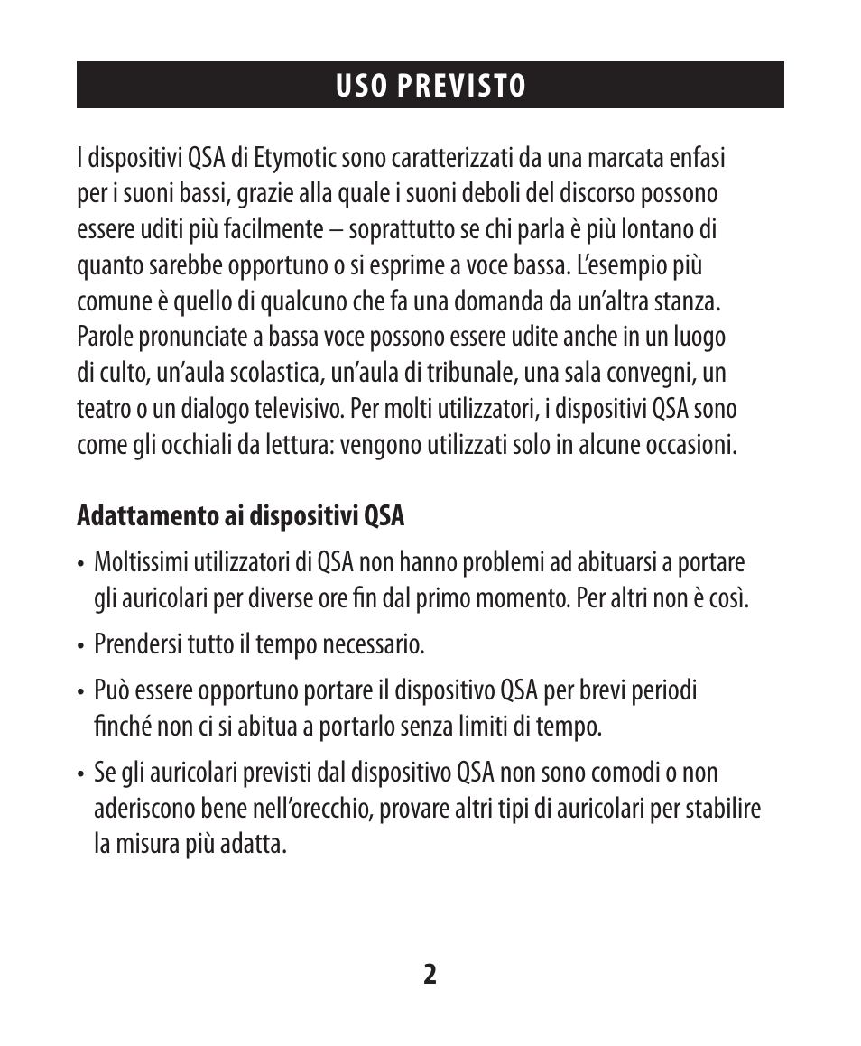 Etymotic The BEAN® Quiet Sound Amplifier® User Manual | Page 59 / 86