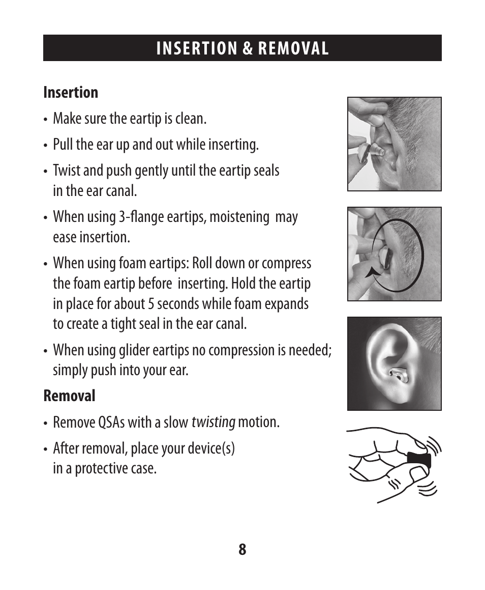 Etymotic The BEAN® Quiet Sound Amplifier® User Manual | Page 9 / 86