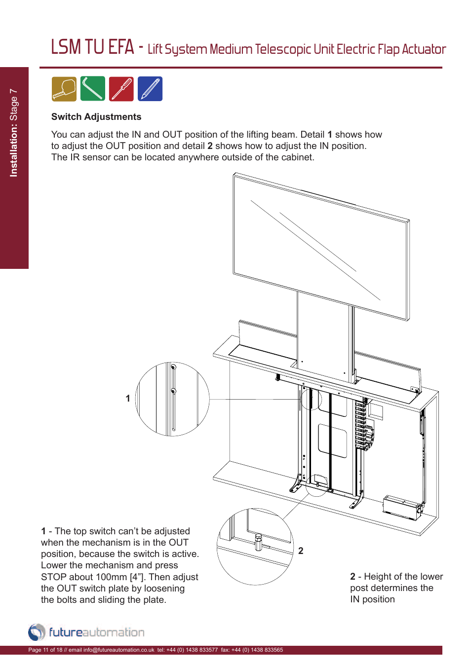 Lsm tu efa | Future Automation LSM-TU-EFA User Manual | Page 12 / 20
