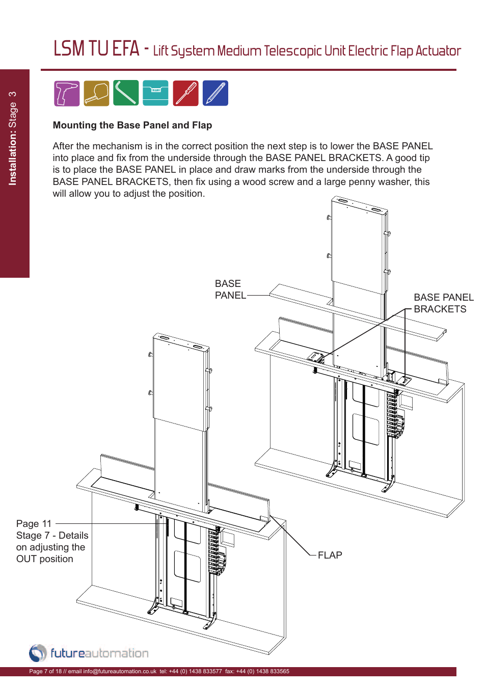 Lsm tu efa | Future Automation LSM-TU-EFA User Manual | Page 8 / 20