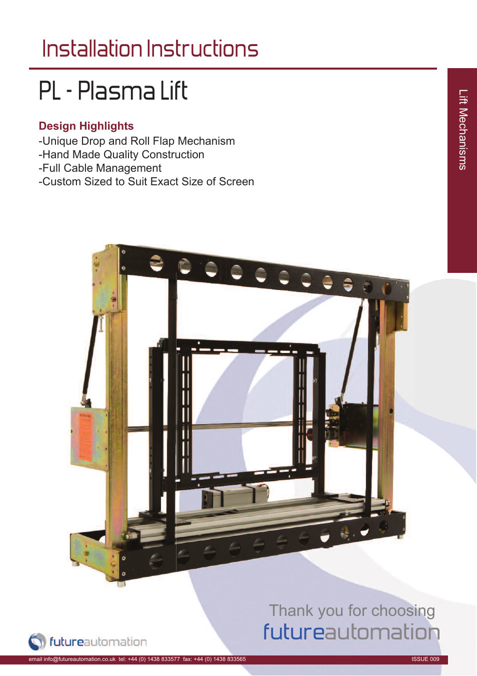 Future Automation PL User Manual | 22 pages