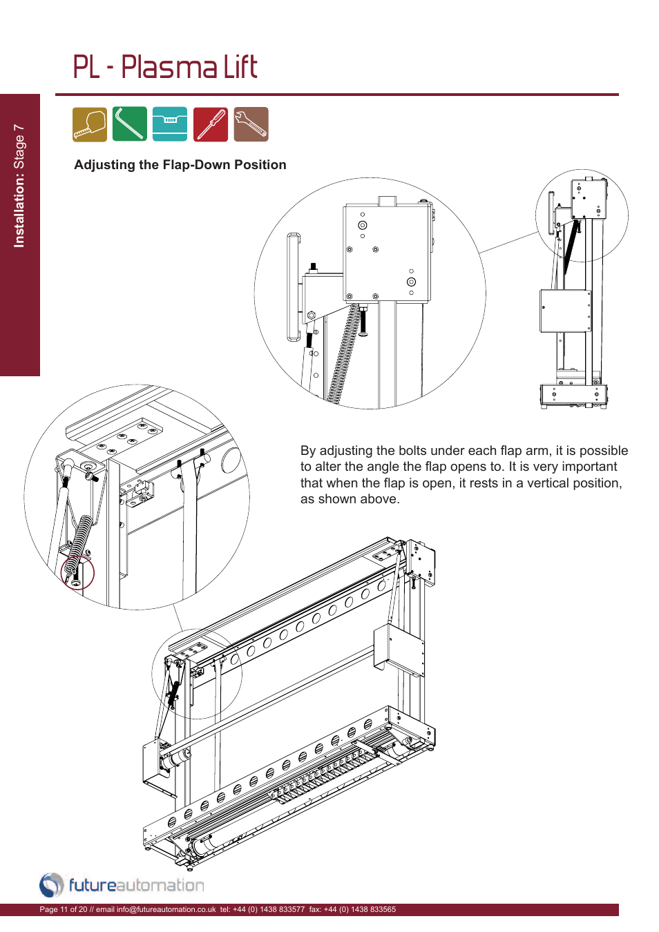 Pl - plasma lift | Future Automation PL User Manual | Page 12 / 22