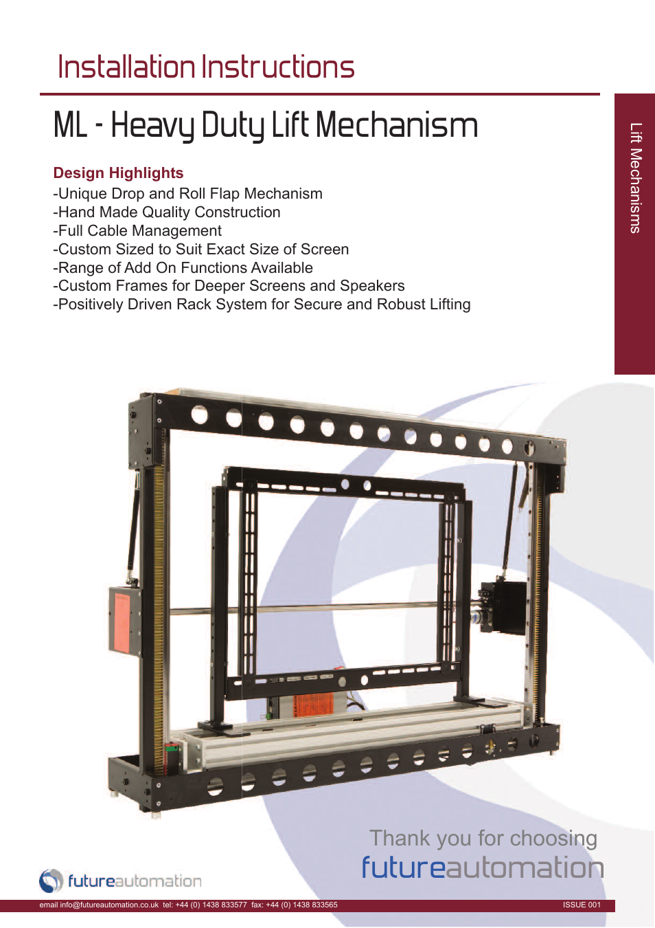 Future Automation ML User Manual | 22 pages