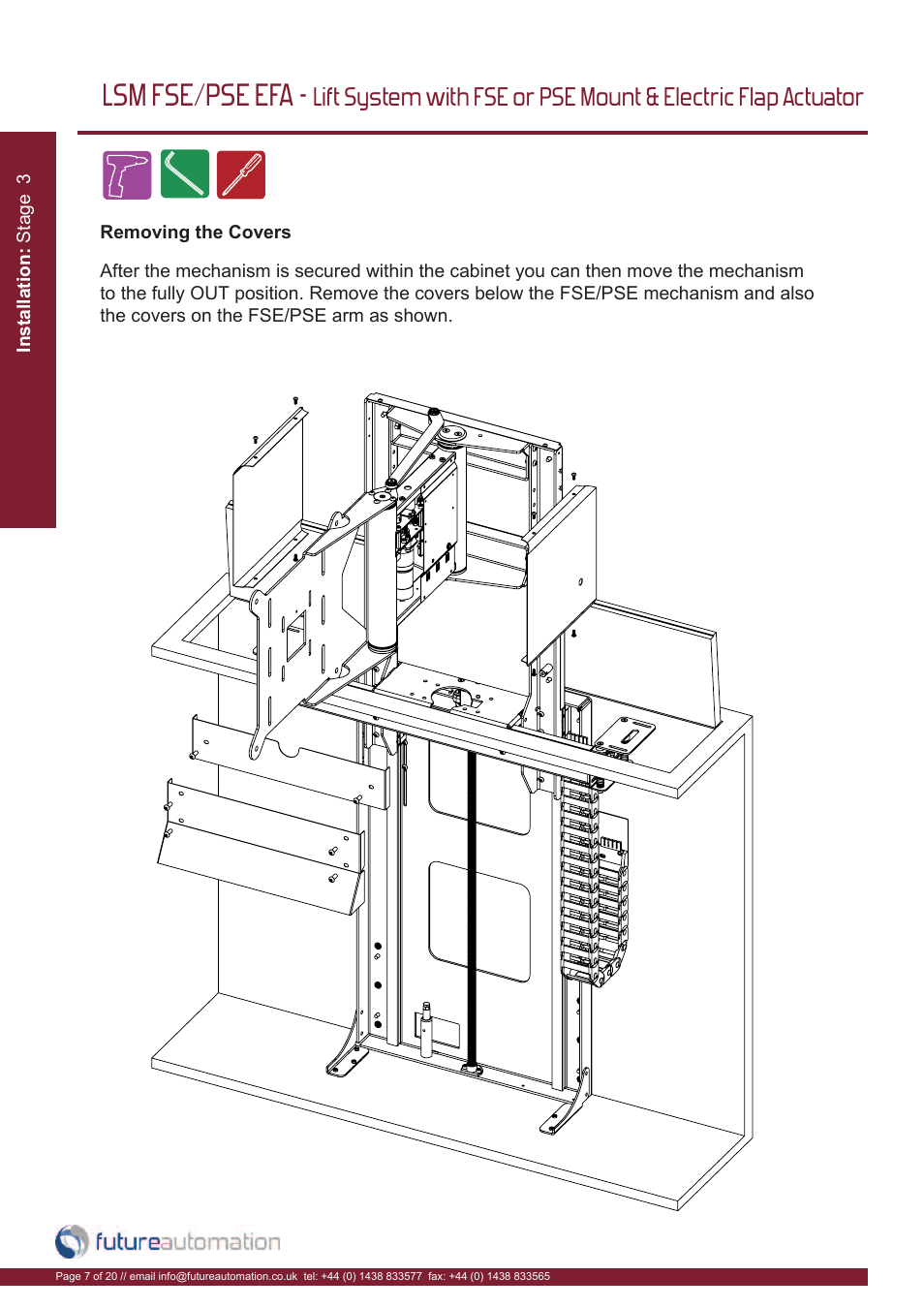 Lsm fse/pse efa | Future Automation LSM-FSE User Manual | Page 8 / 22