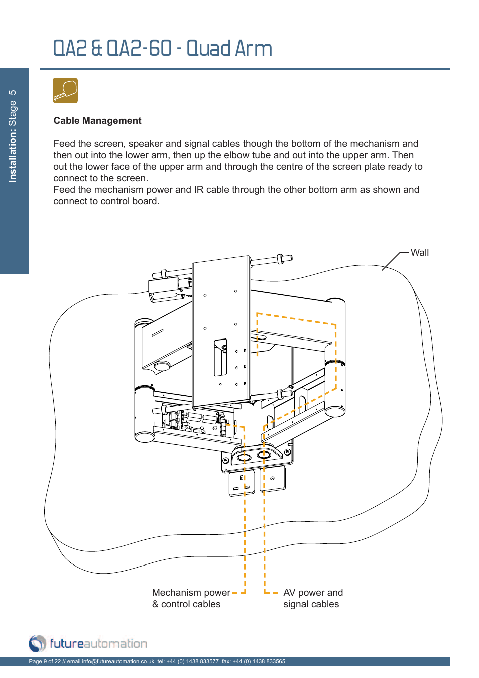 Qa2 & qa2-60 - quad arm | Future Automation QA2 User Manual | Page 10 / 24