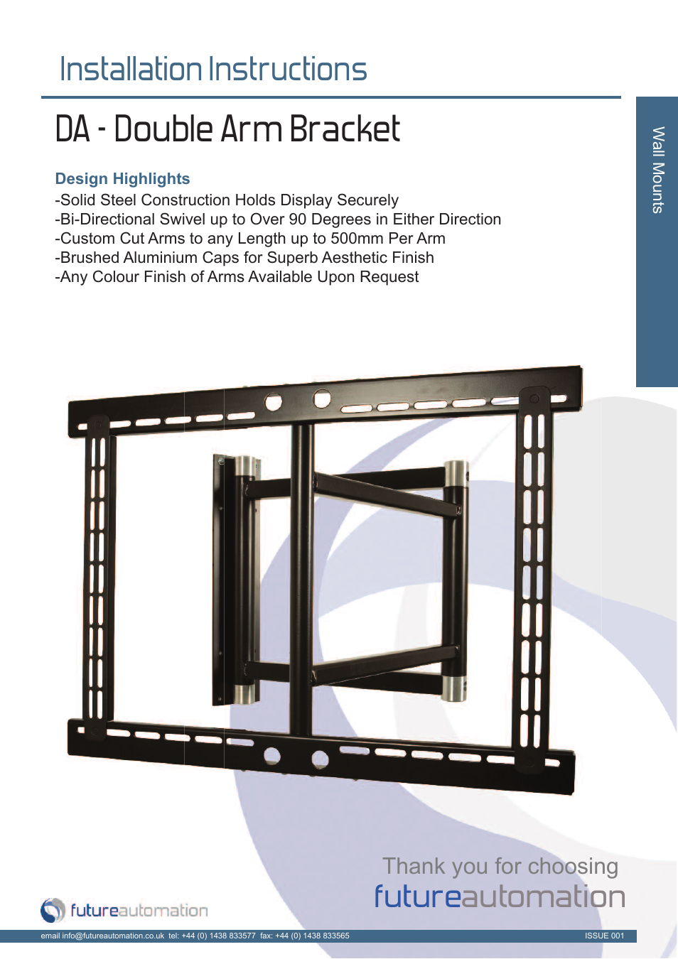 Future Automation DA User Manual | 14 pages