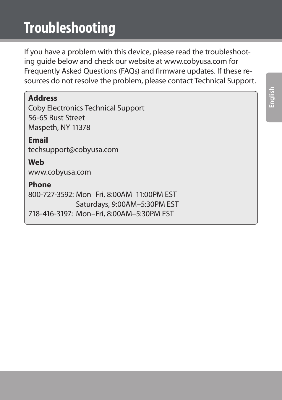 Troubleshooting | COBY electronic DVD938 User Manual | Page 49 / 180