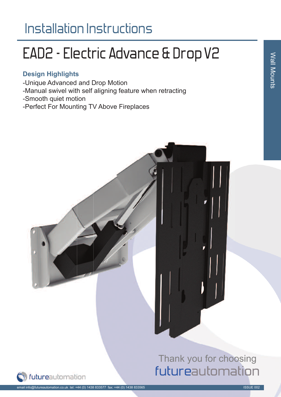 Future Automation EAD2 User Manual | 20 pages