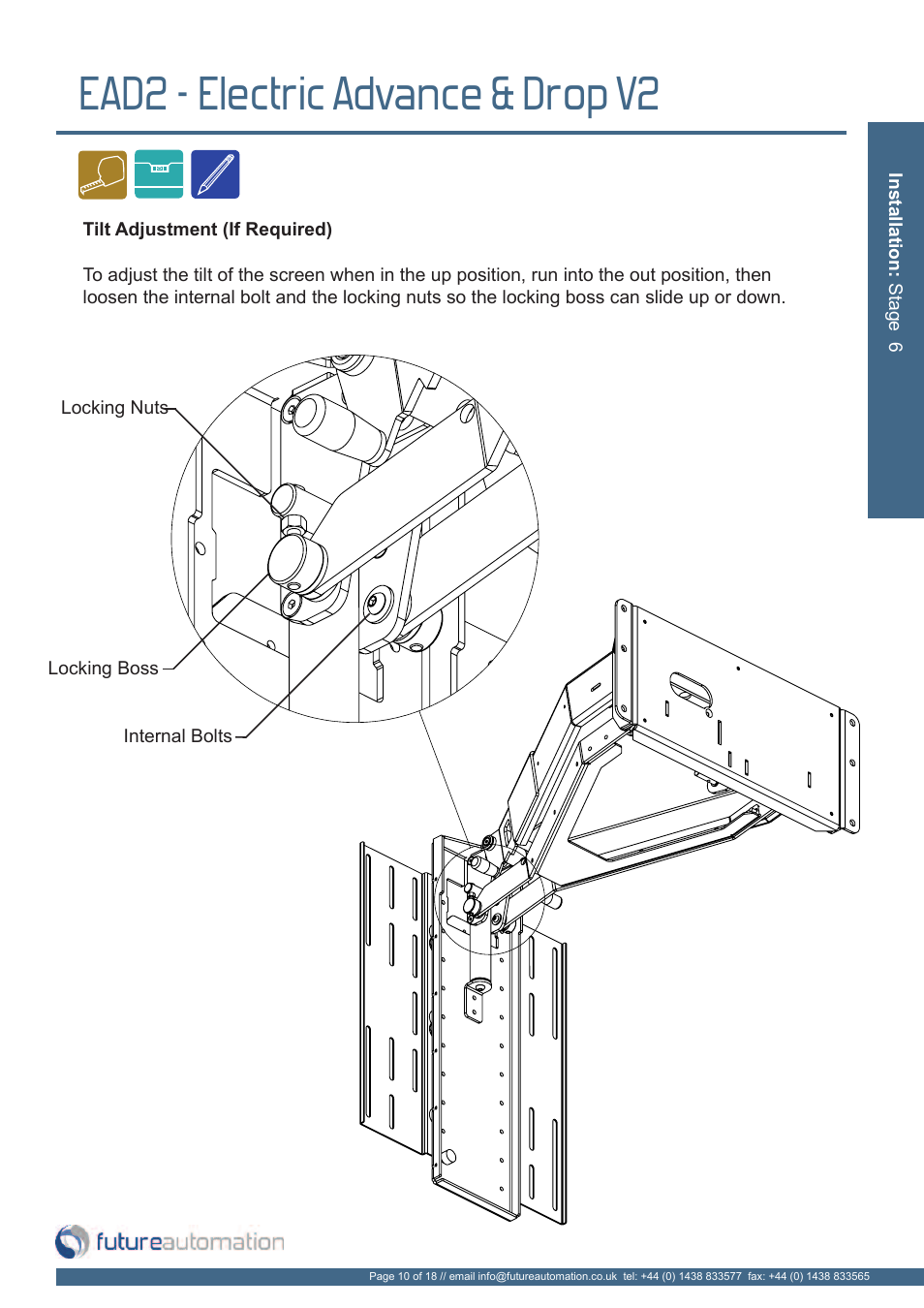 Ead2 - electric advance & drop v2 | Future Automation EAD2 User Manual | Page 11 / 20