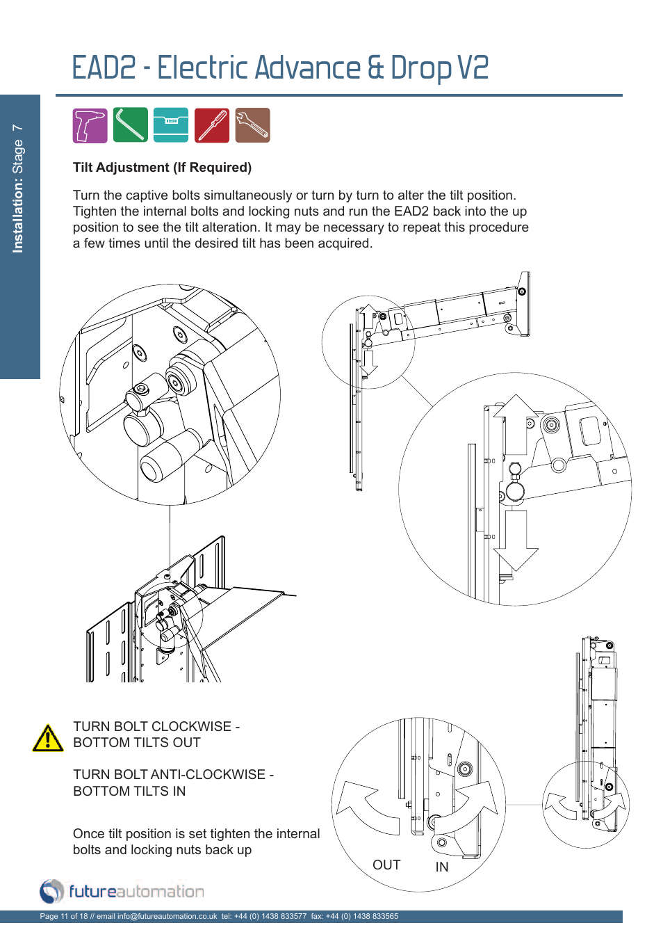 Ead2 - electric advance & drop v2 | Future Automation EAD2 User Manual | Page 12 / 20