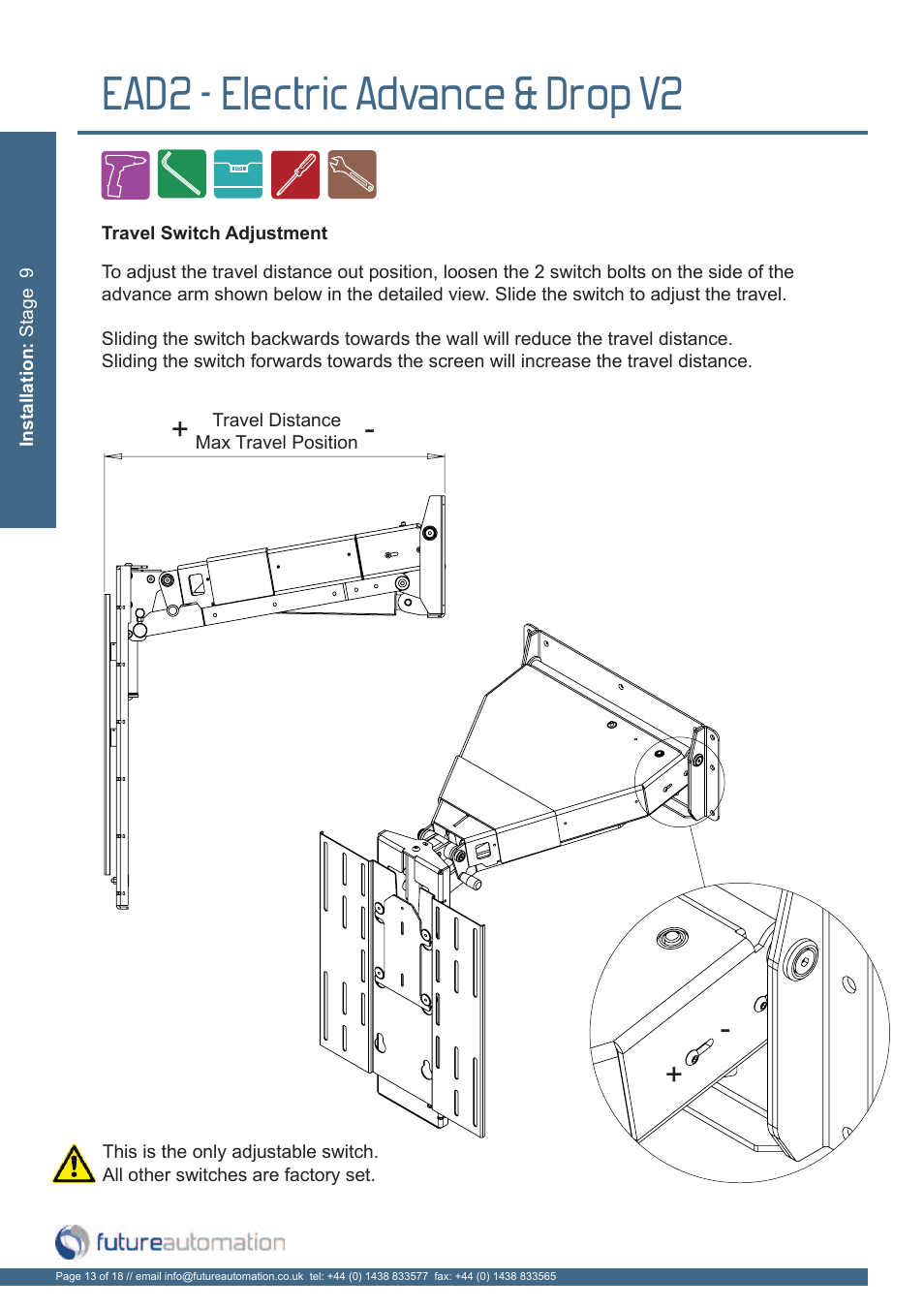 Ead2 - electric advance & drop v2 | Future Automation EAD2 User Manual | Page 14 / 20