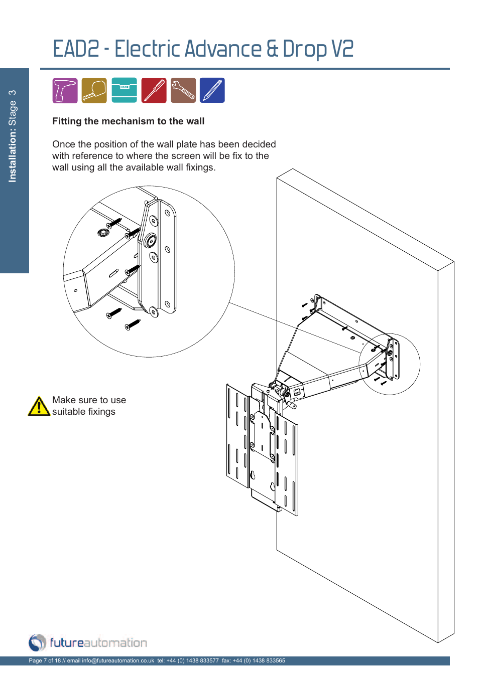 Ead2 - electric advance & drop v2 | Future Automation EAD2 User Manual | Page 8 / 20