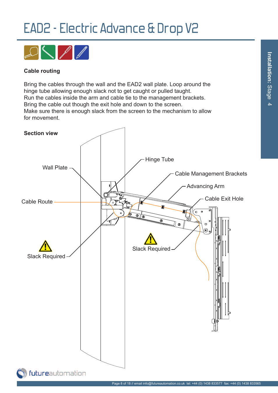 Ead2 - electric advance & drop v2 | Future Automation EAD2 User Manual | Page 9 / 20