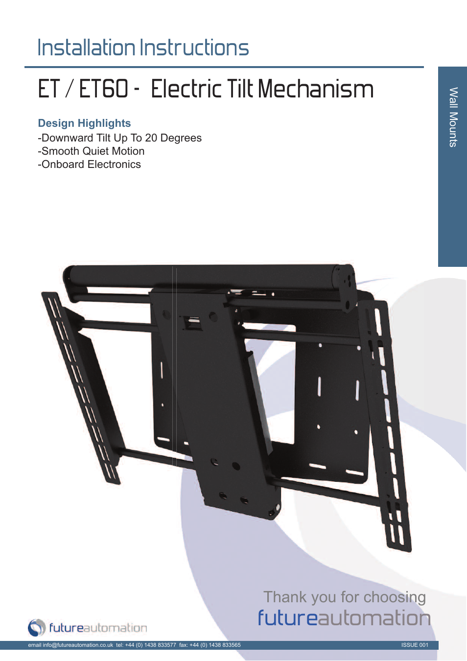 Future Automation ET User Manual | 20 pages