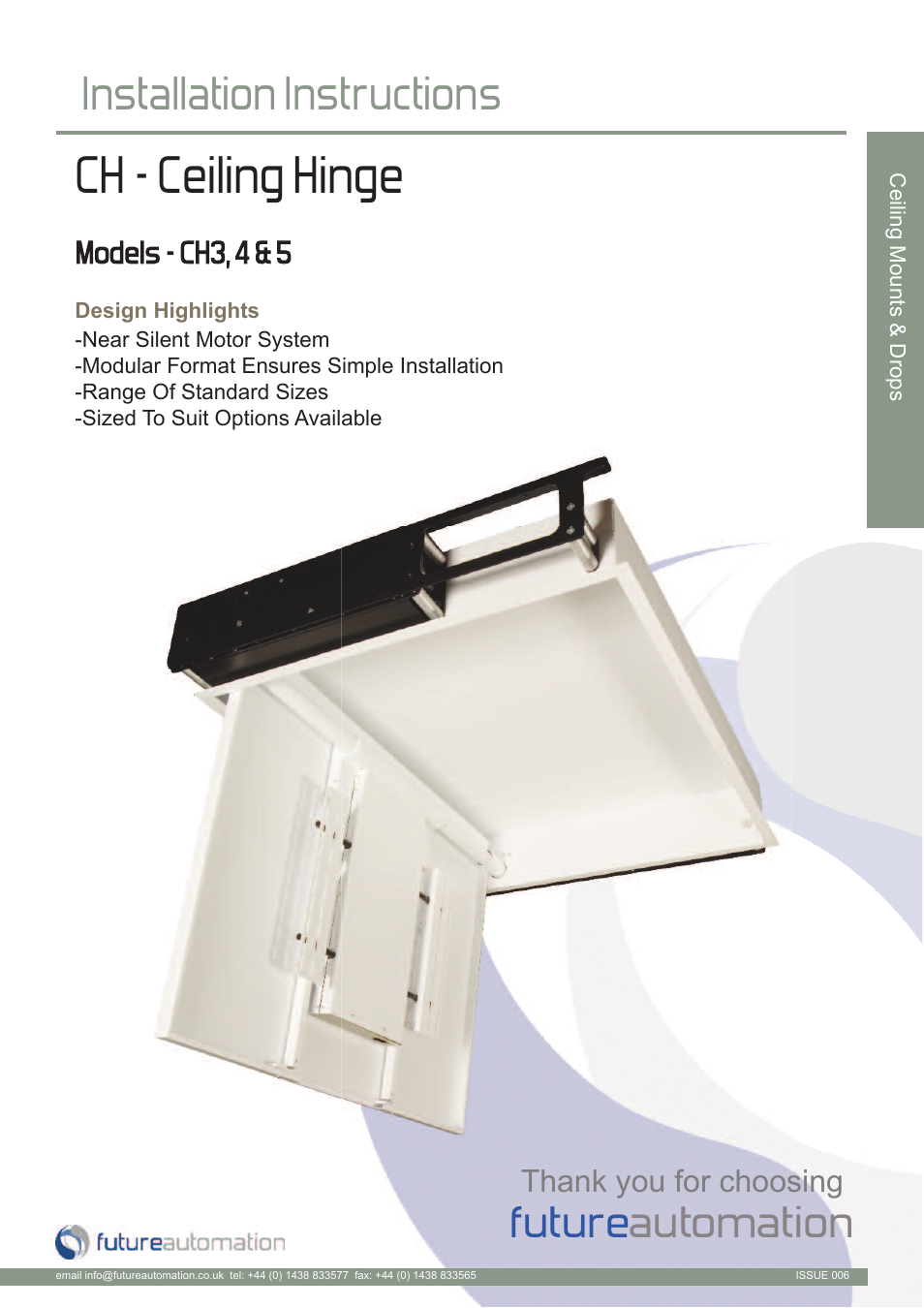 Future Automation CH User Manual | 20 pages
