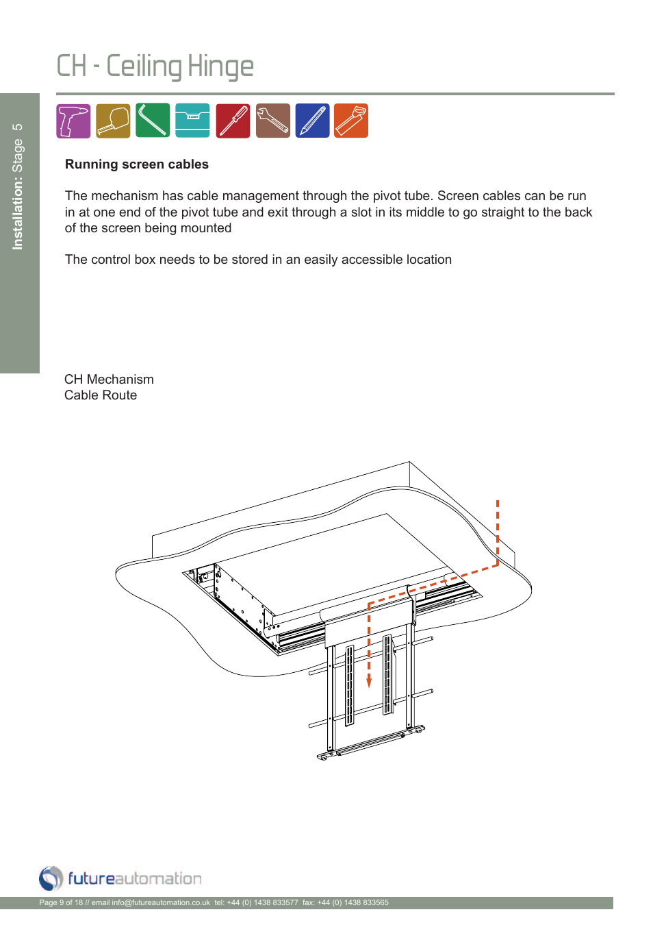 Ch - ceiling hinge | Future Automation CH User Manual | Page 10 / 20