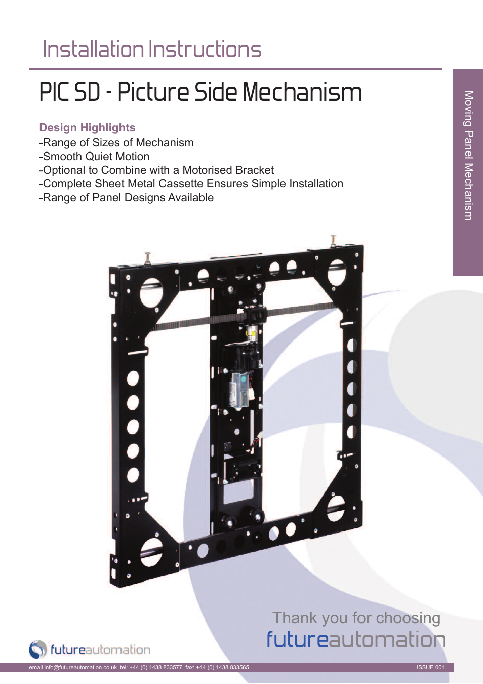 Future Automation PICSIDE User Manual | 22 pages