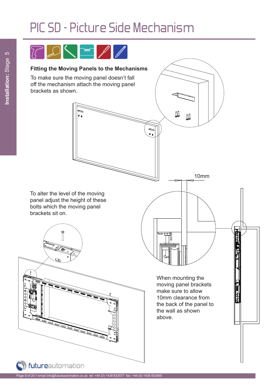 Pic sd - picture side mechanism | Future Automation PICSIDE User Manual | Page 10 / 22