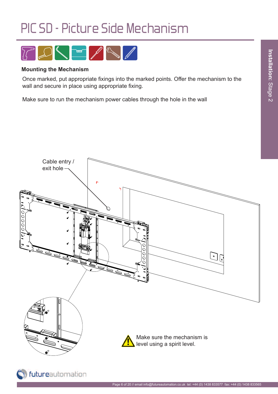 Pic sd - picture side mechanism | Future Automation PICSIDE User Manual | Page 7 / 22