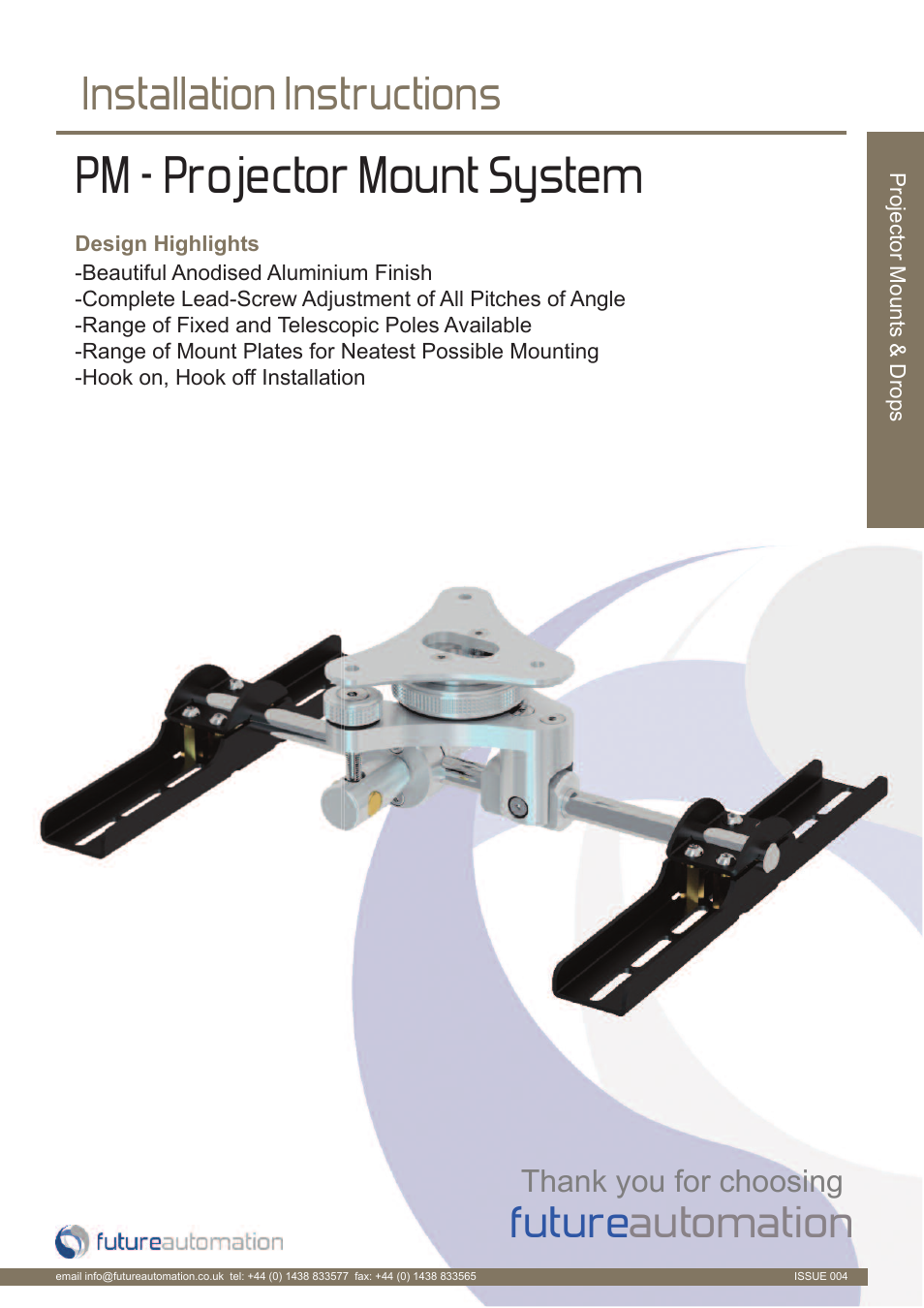 Future Automation PM User Manual | 16 pages