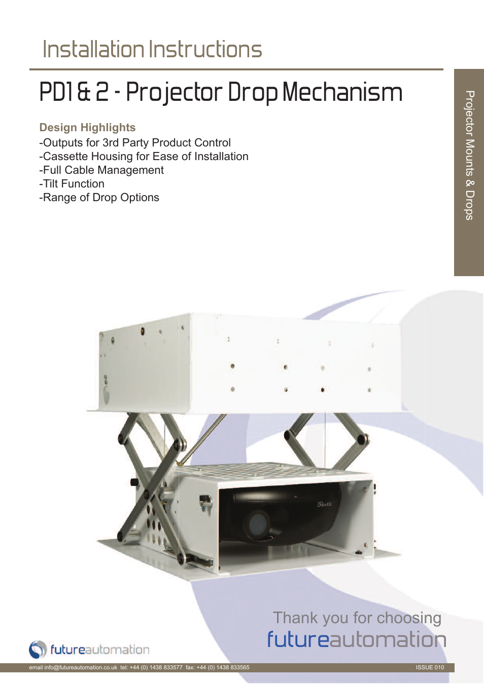 Future Automation PD User Manual | 20 pages