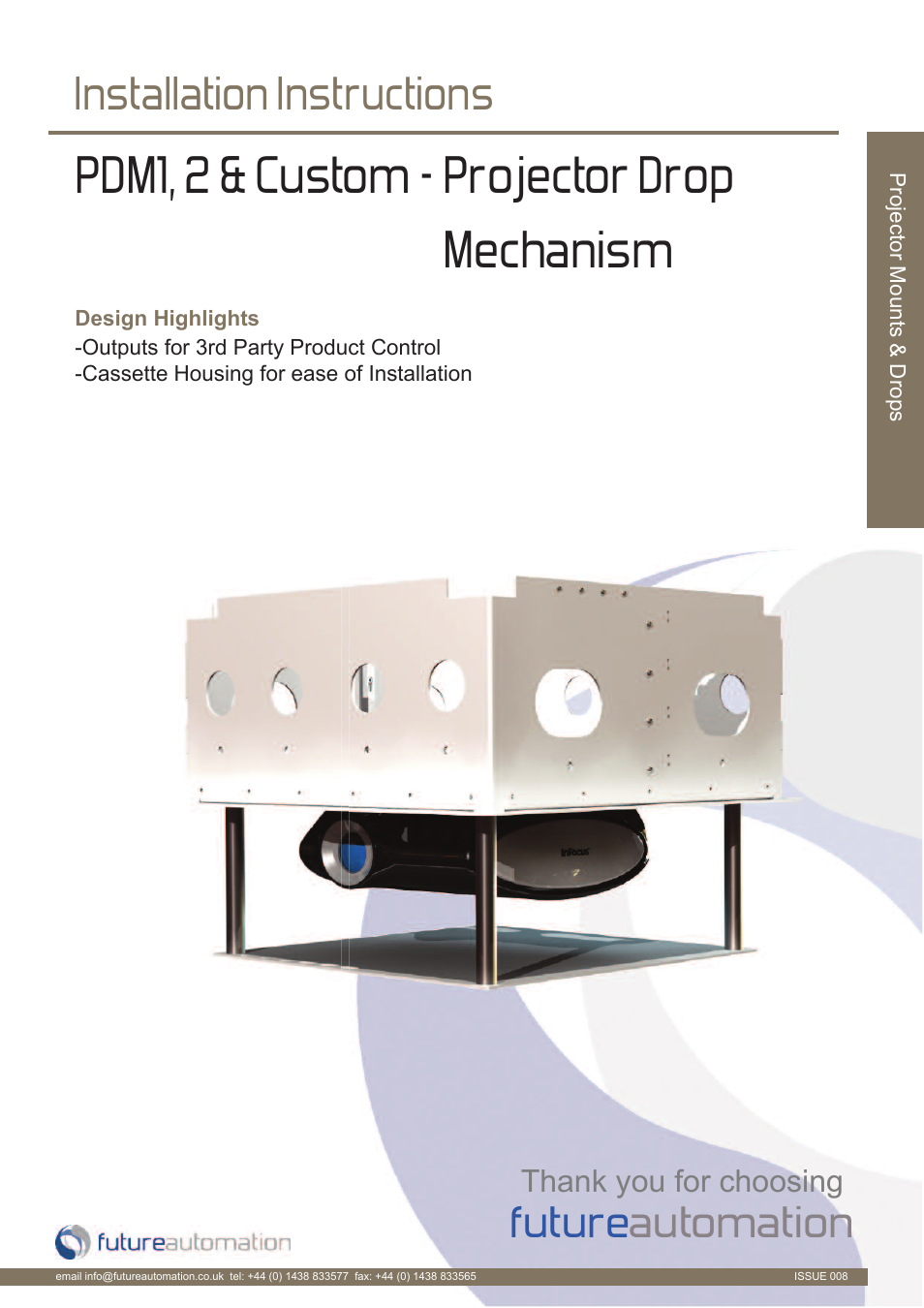 Future Automation PDM User Manual | 16 pages
